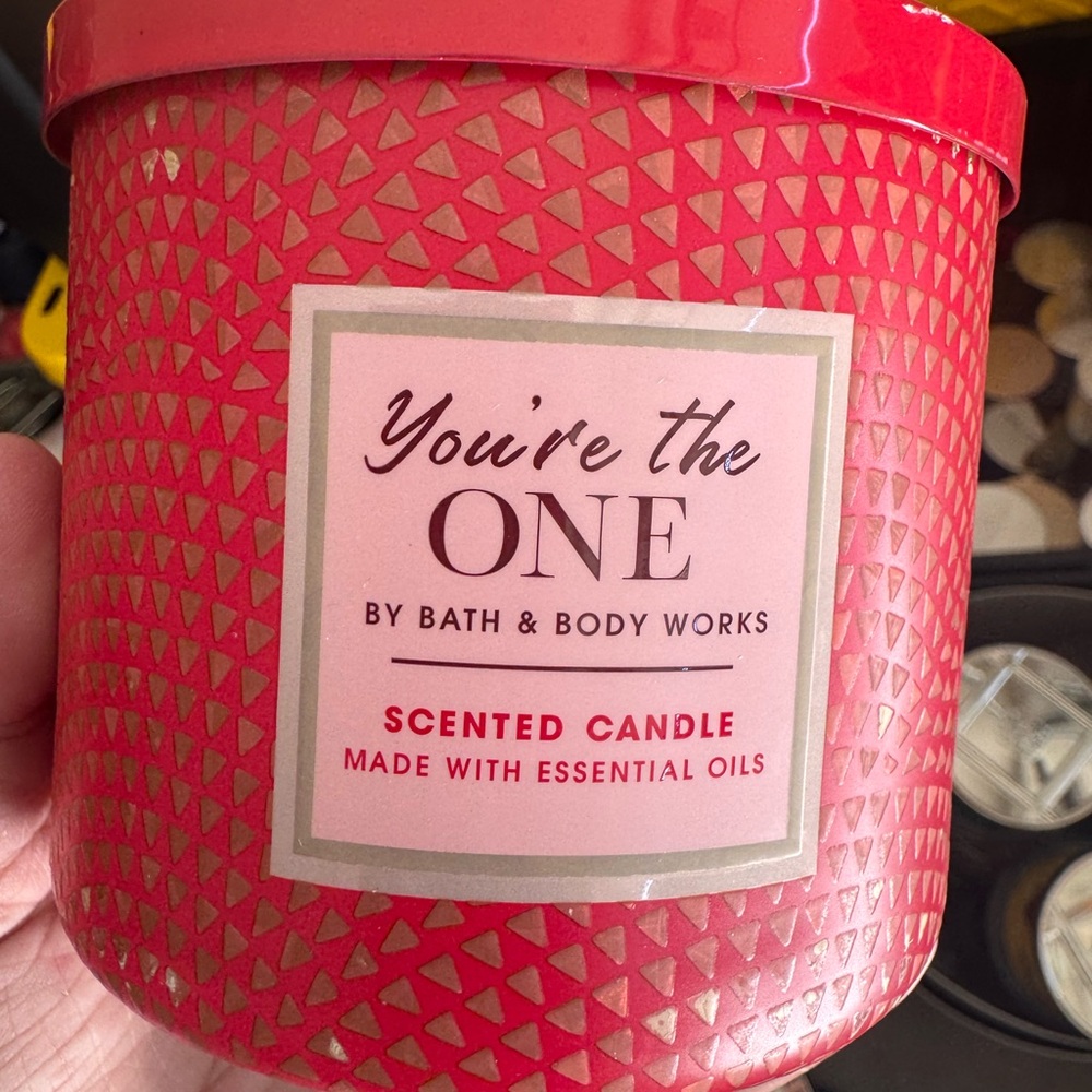 Bath & Body Works You're the One Decorative Pink Scented Candle